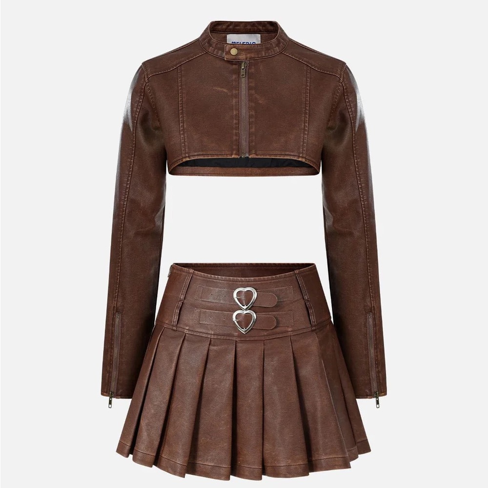 Aelfric Eden Brown Leather Set